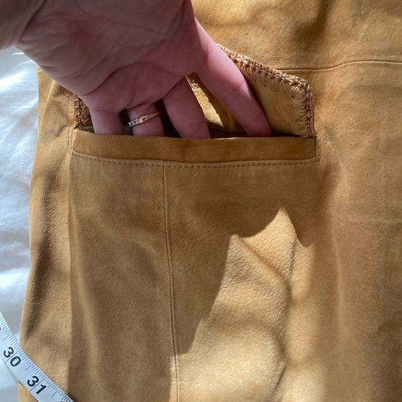 Terry Lewis  Classic Luxuries Tan Suede leather Jacket | 1X - Picture 14 of 14